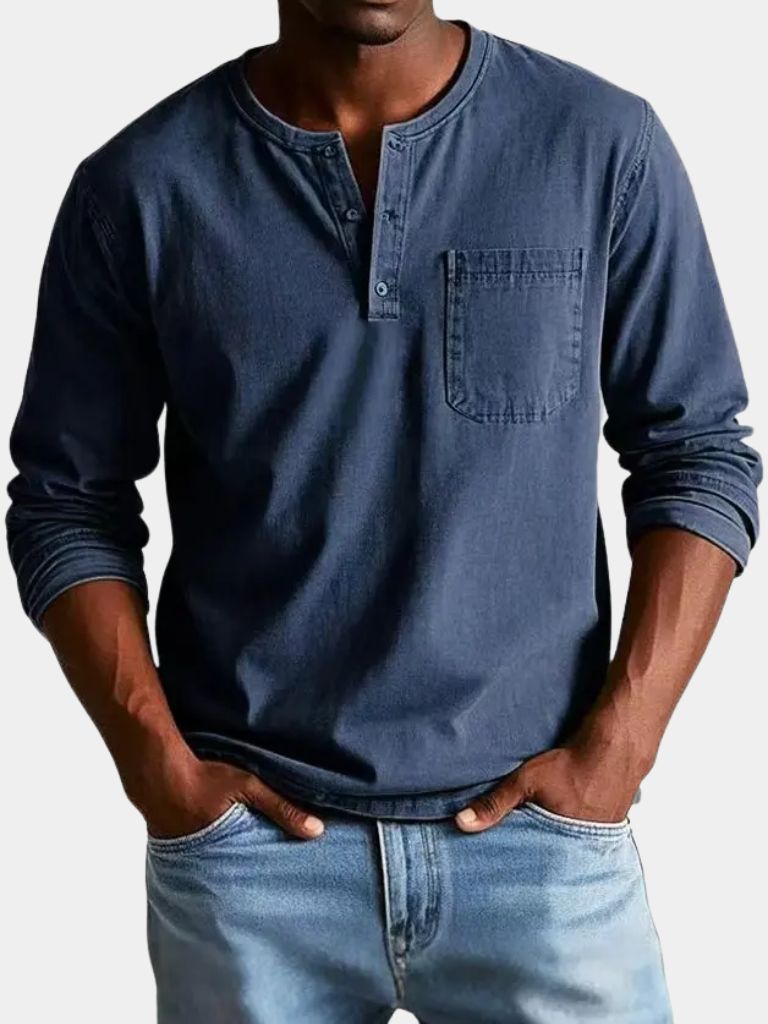 Nash Henley Long Sleeve Shirt