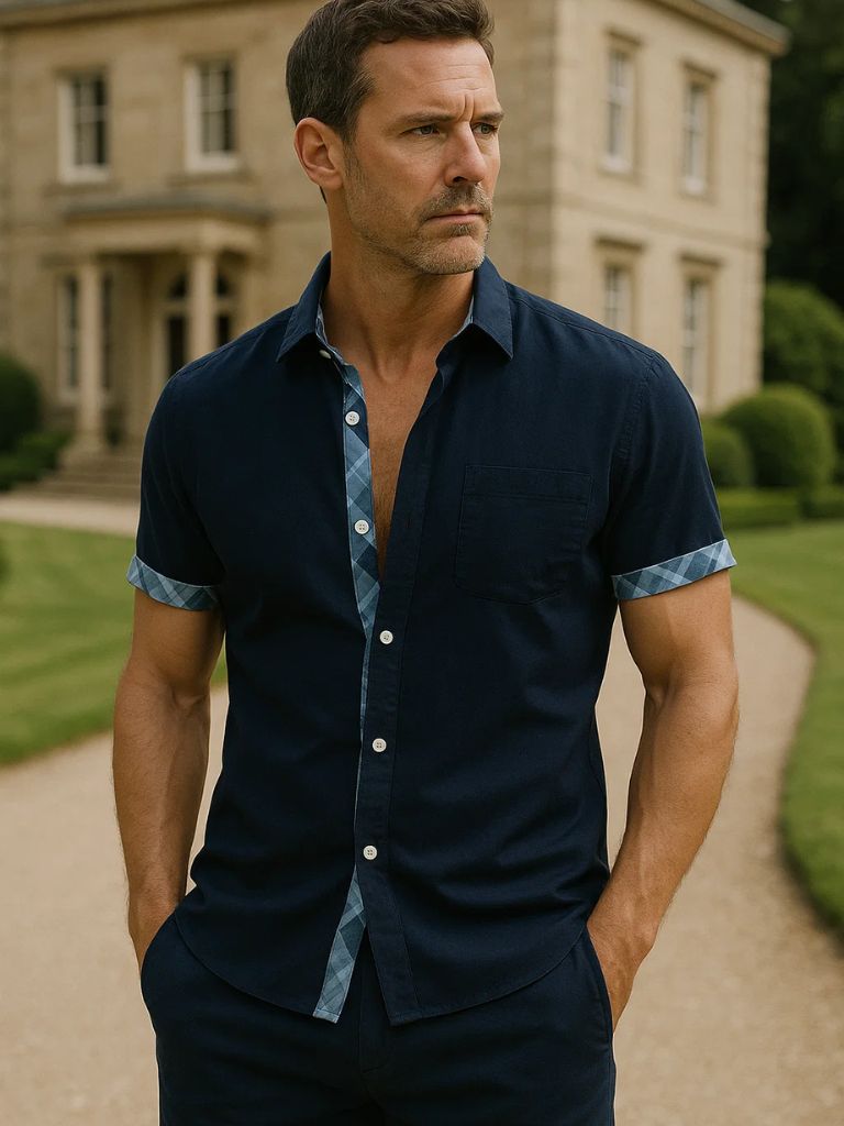 Casual Ocean Detail Shirt