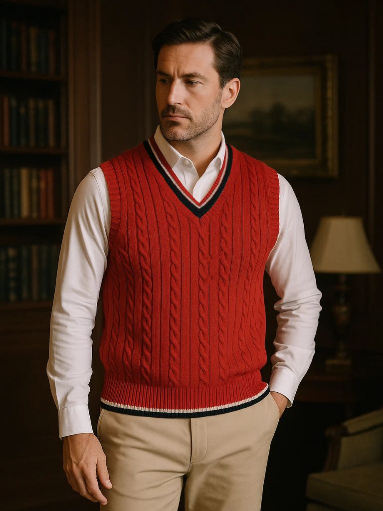 Old Money Essential Wool Waistcoat