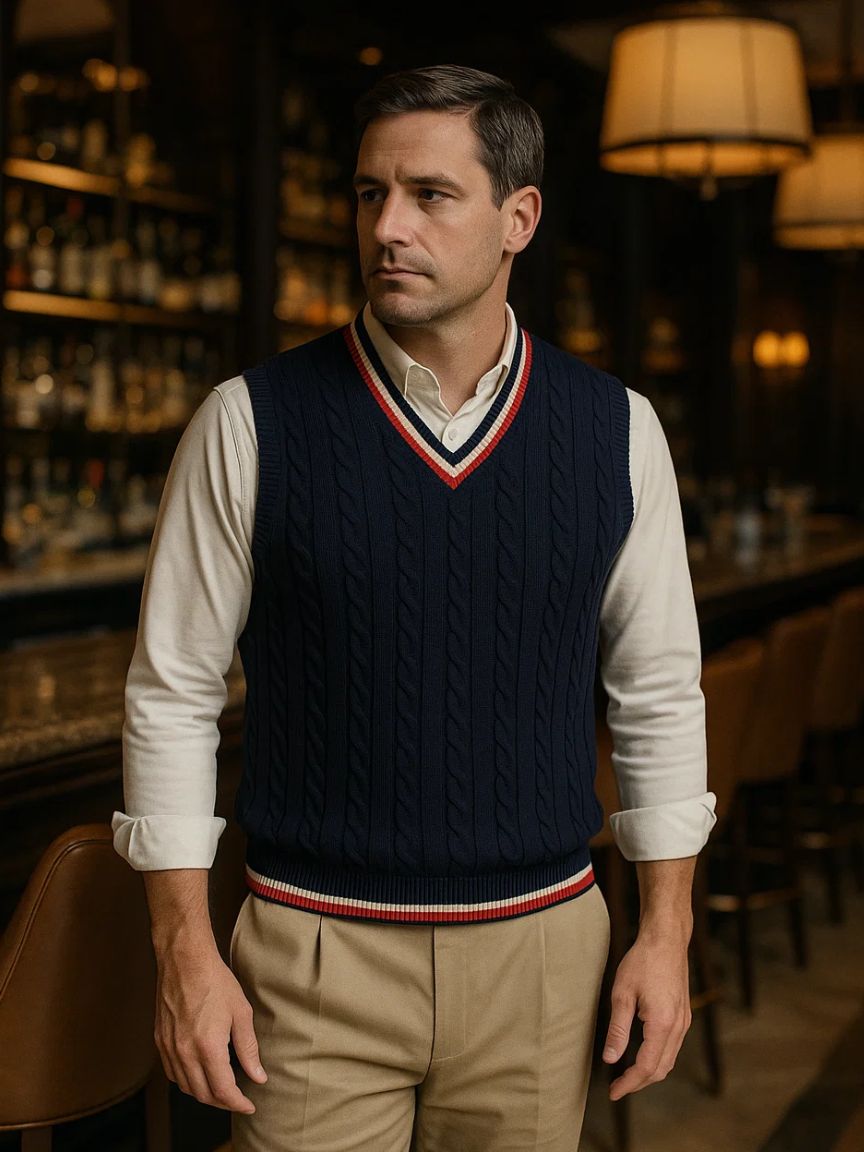 Old Money Essential Wool Waistcoat