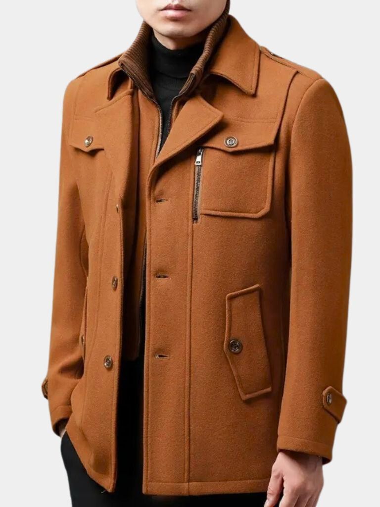 Old Currency Two-Piece Winter Coat