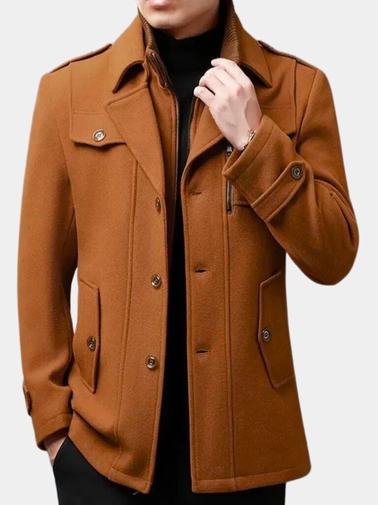 Old Currency Two-Piece Winter Coat