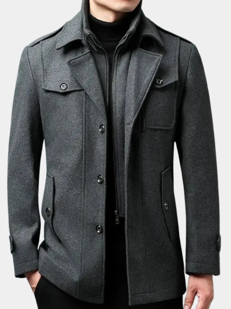 Old Currency Two-Piece Winter Coat