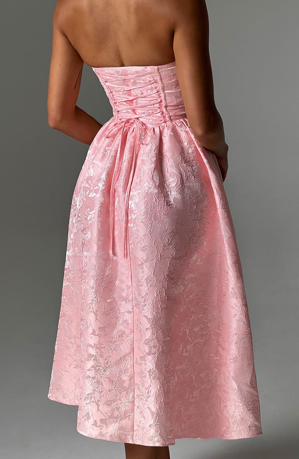 Saoirse Midi Dress - Pink