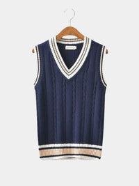 Beige & Navy