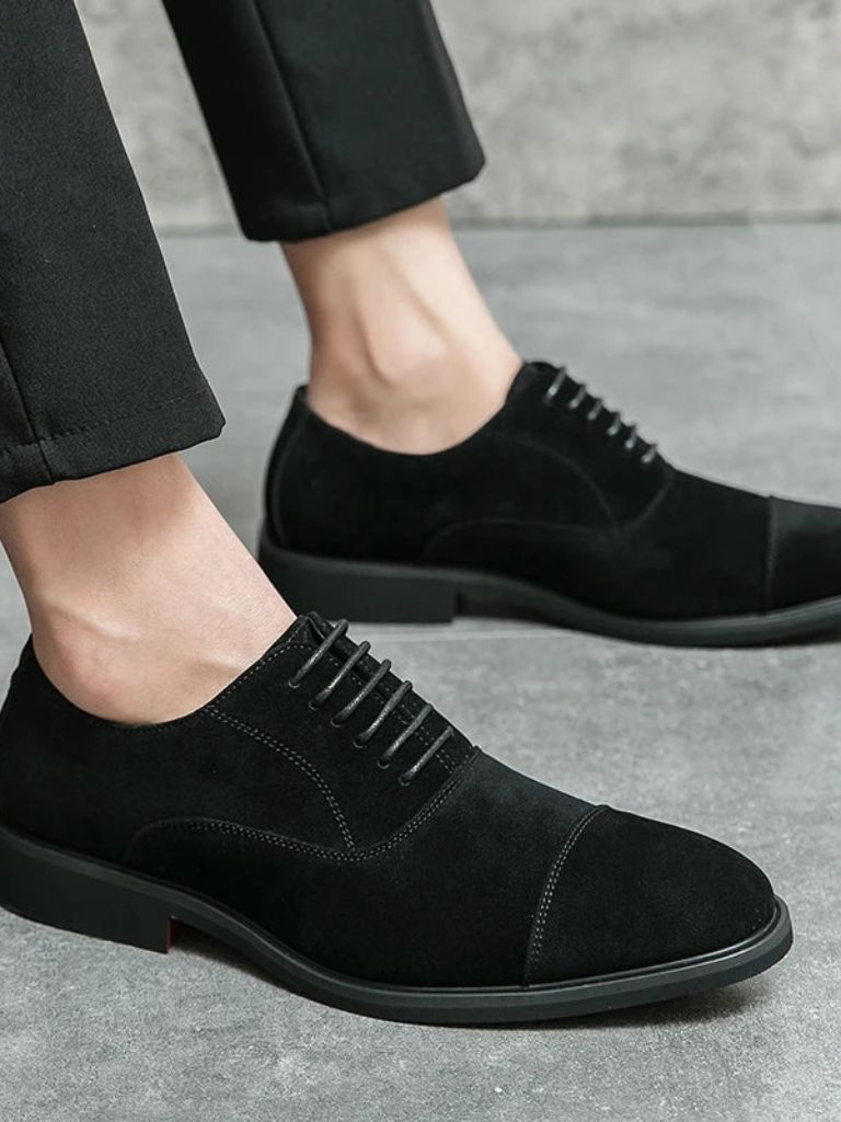 Derby Velvet Monarch Shoes