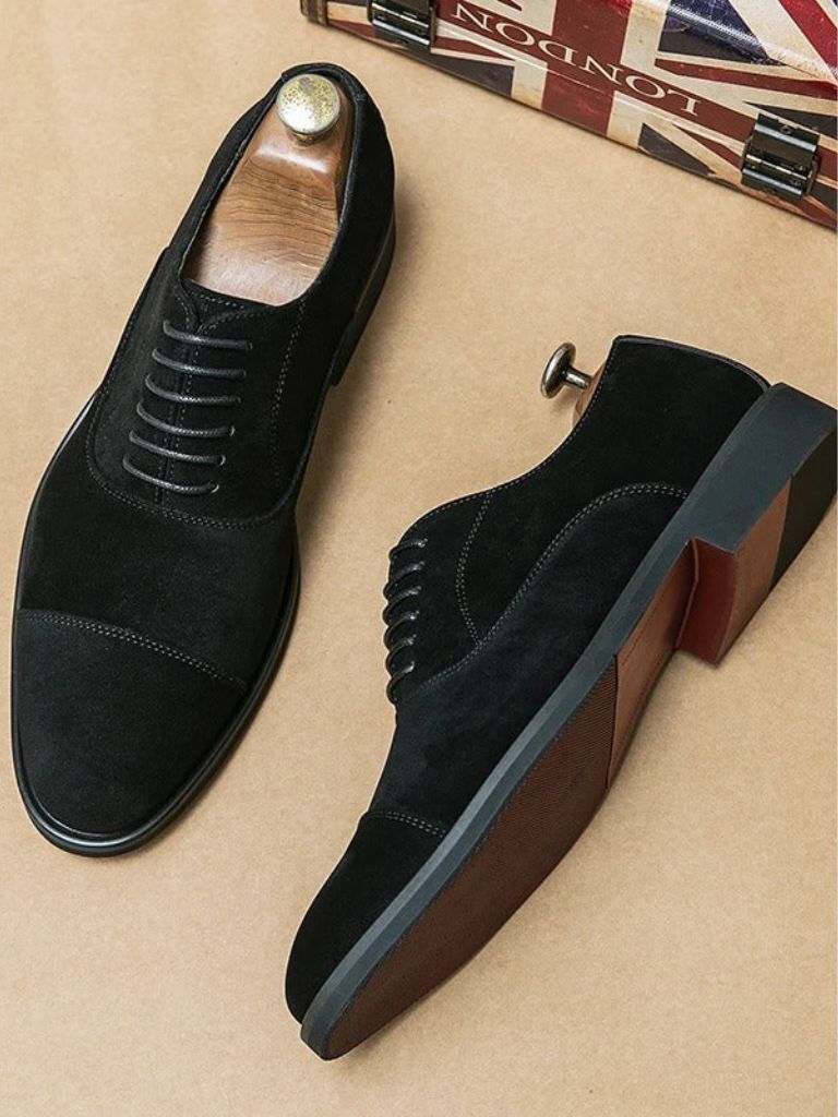 Derby Velvet Monarch Shoes