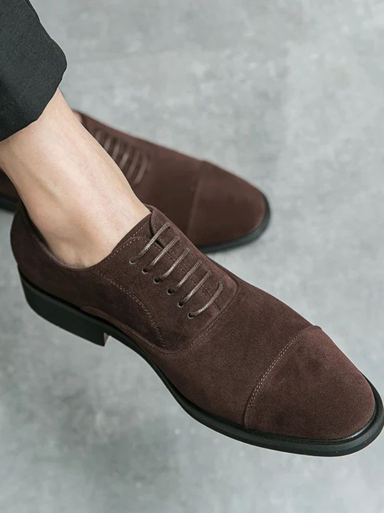 Derby Velvet Monarch Shoes