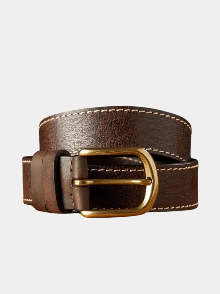 Vintage Thick Leather Belt