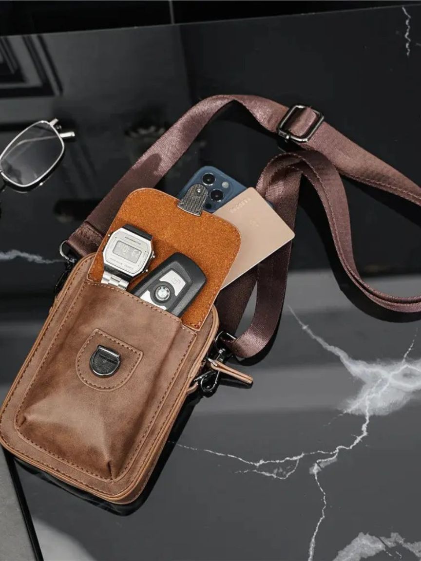 Vintage Mini Leather Shoulder Bag