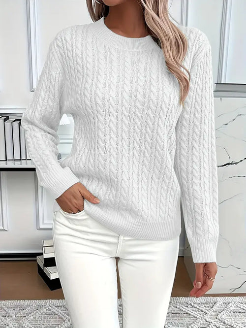 Sue | Ladies' Cable Knit Jumper