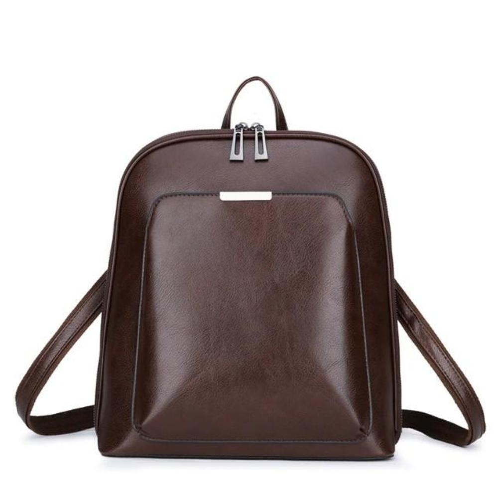 Stella | Classic backpack with double zipper in a simple design