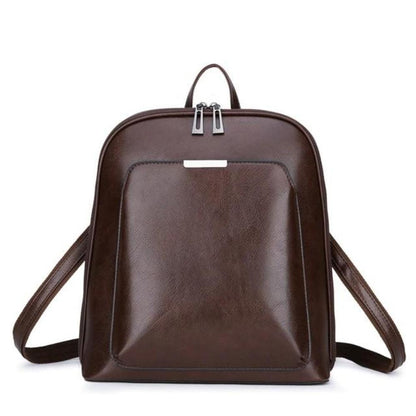 Stella | Classic backpack with double zipper in a simple design