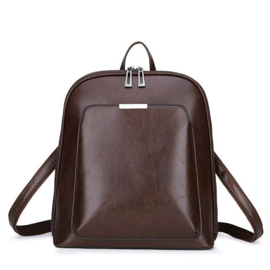 Stella | Classic backpack with double zipper in a simple design