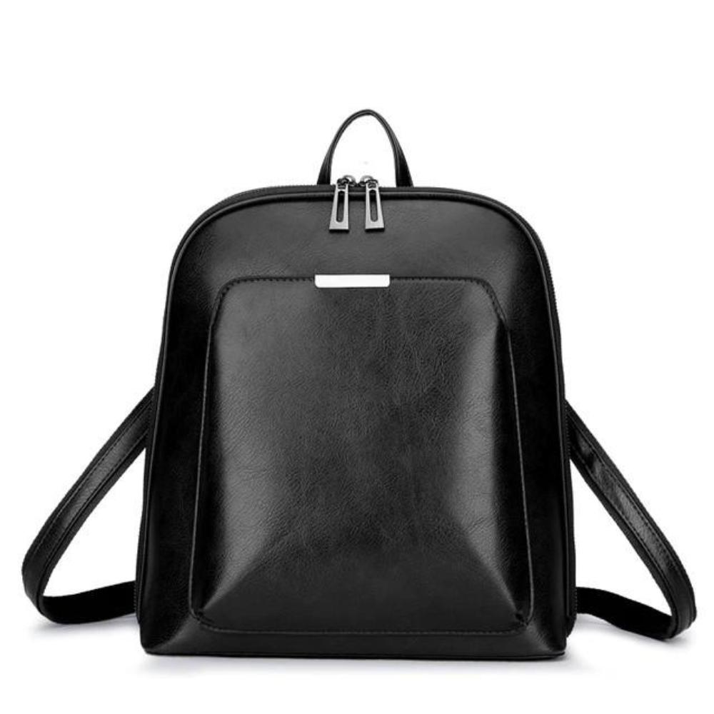 Stella | Classic backpack with double zipper in a simple design