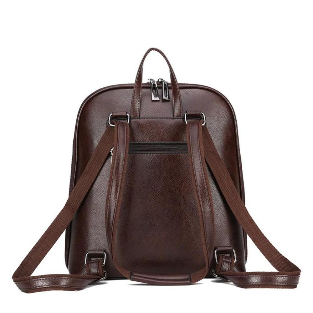 Stella | Classic backpack with double zipper in a simple design