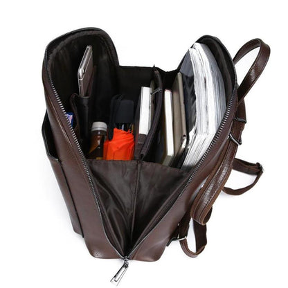 Stella | Classic backpack with double zipper in a simple design
