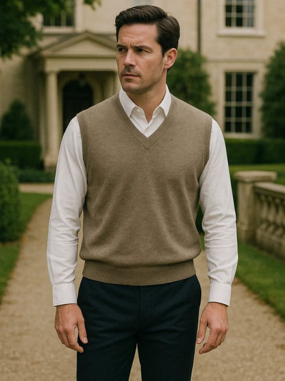 100% Merino Wool Gilet