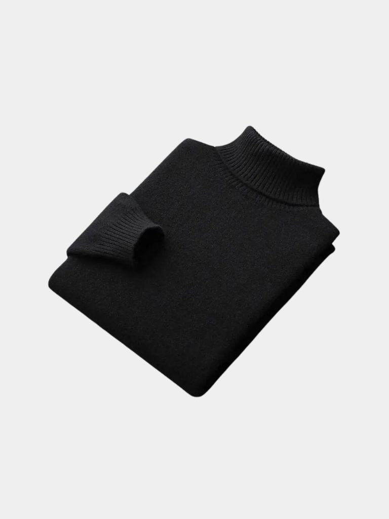 100% Wool Turtleneck Sweater