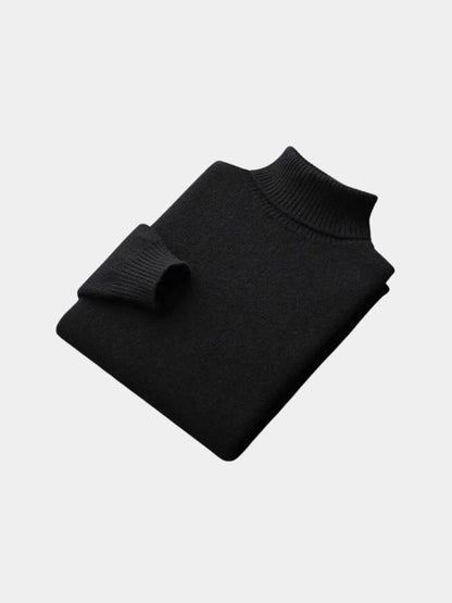 100% Wool Turtleneck Sweater