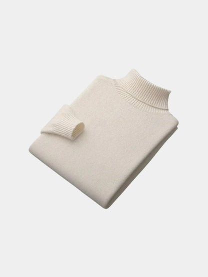 100% Wool Turtleneck Sweater