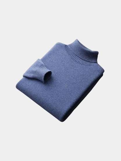 100% Wool Turtleneck Sweater