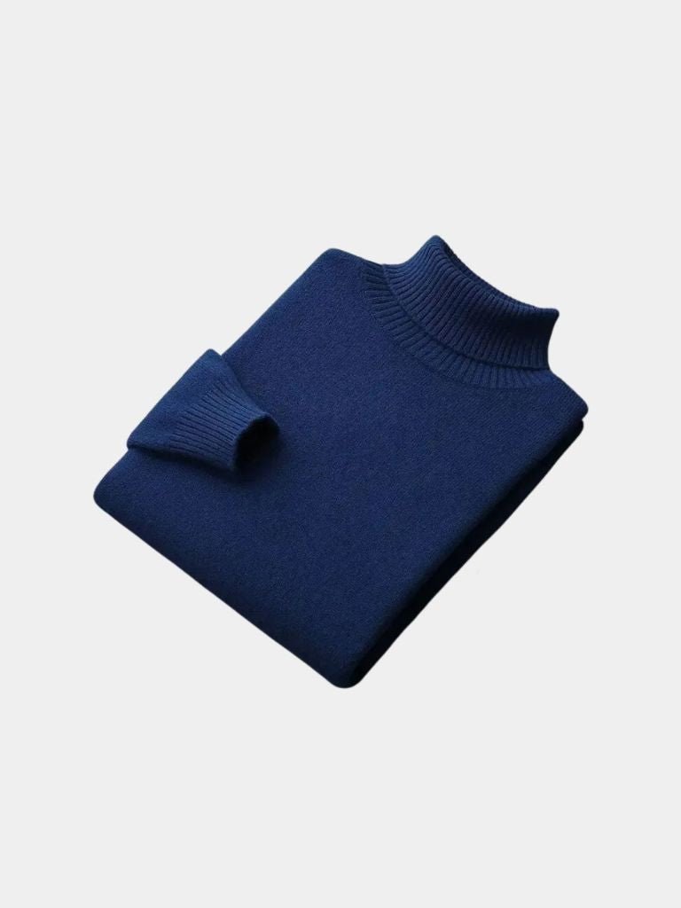 100% Wool Turtleneck Sweater