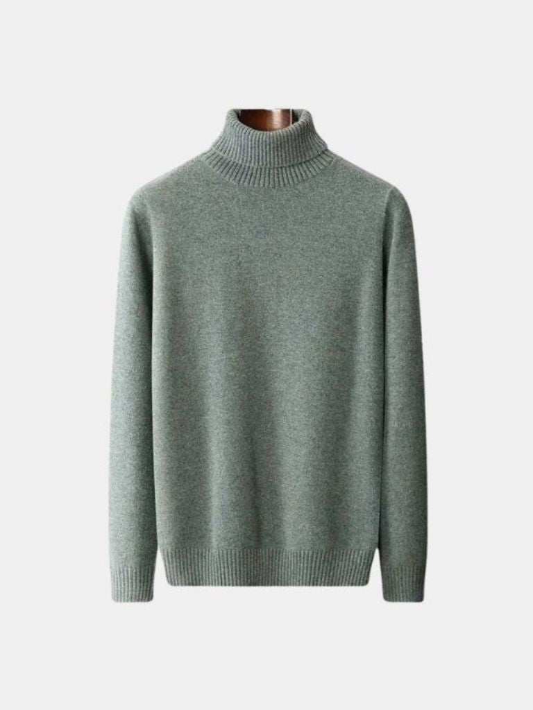 100% Wool Turtleneck Sweater