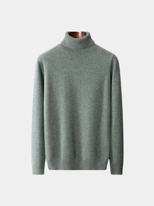 100% Wool Turtleneck Sweater
