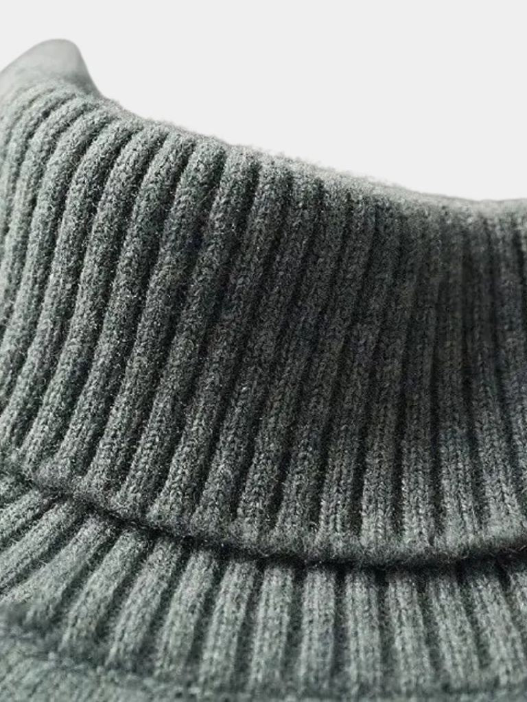 100% Wool Turtleneck Sweater