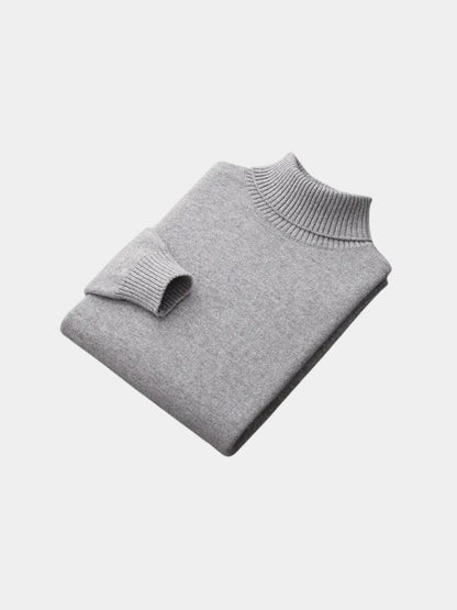 100% Wool Turtleneck Sweater