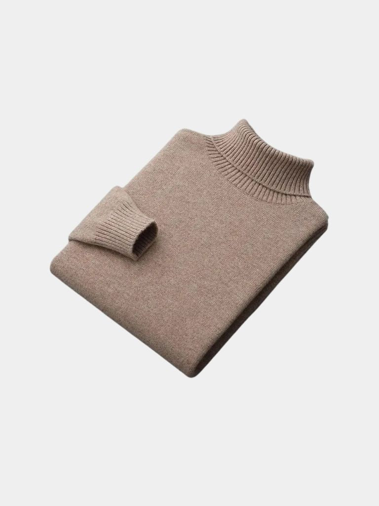 100% Wool Turtleneck Sweater