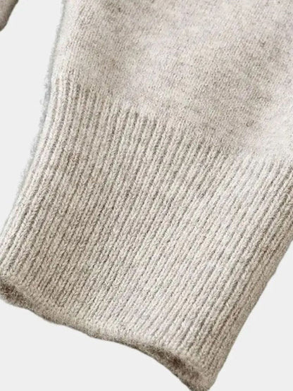 100% Merino Wool V-Neck Cardigan