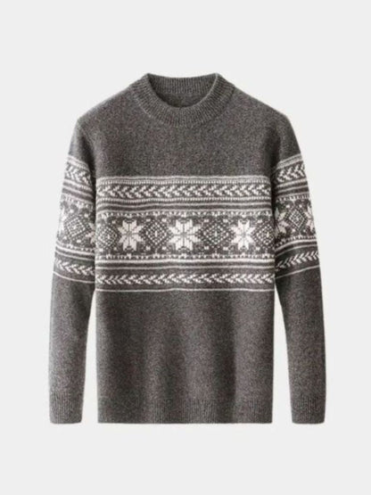 100% Wool Fair Isle Pullover Sweater