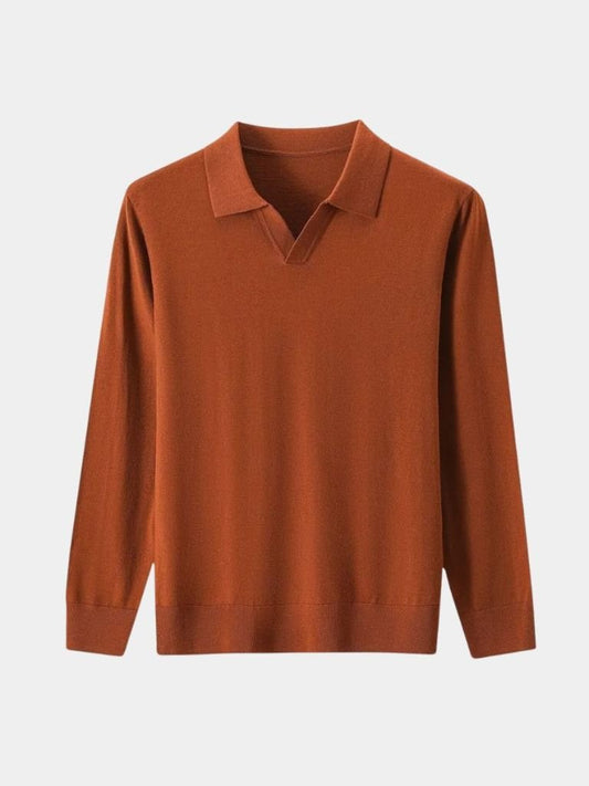 100% Wool Sweater with Pullover Neckline