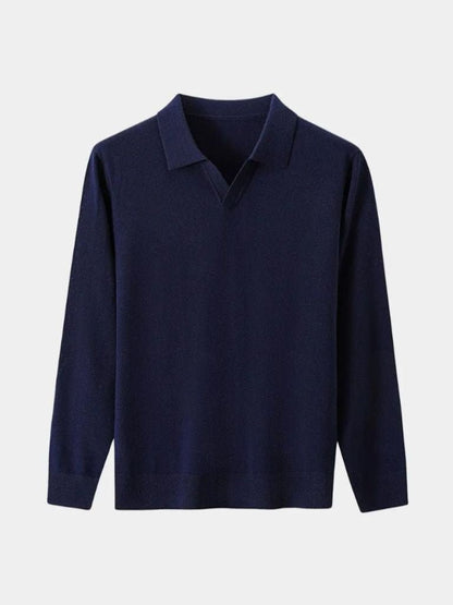 100% Wool Sweater with Pullover Neckline