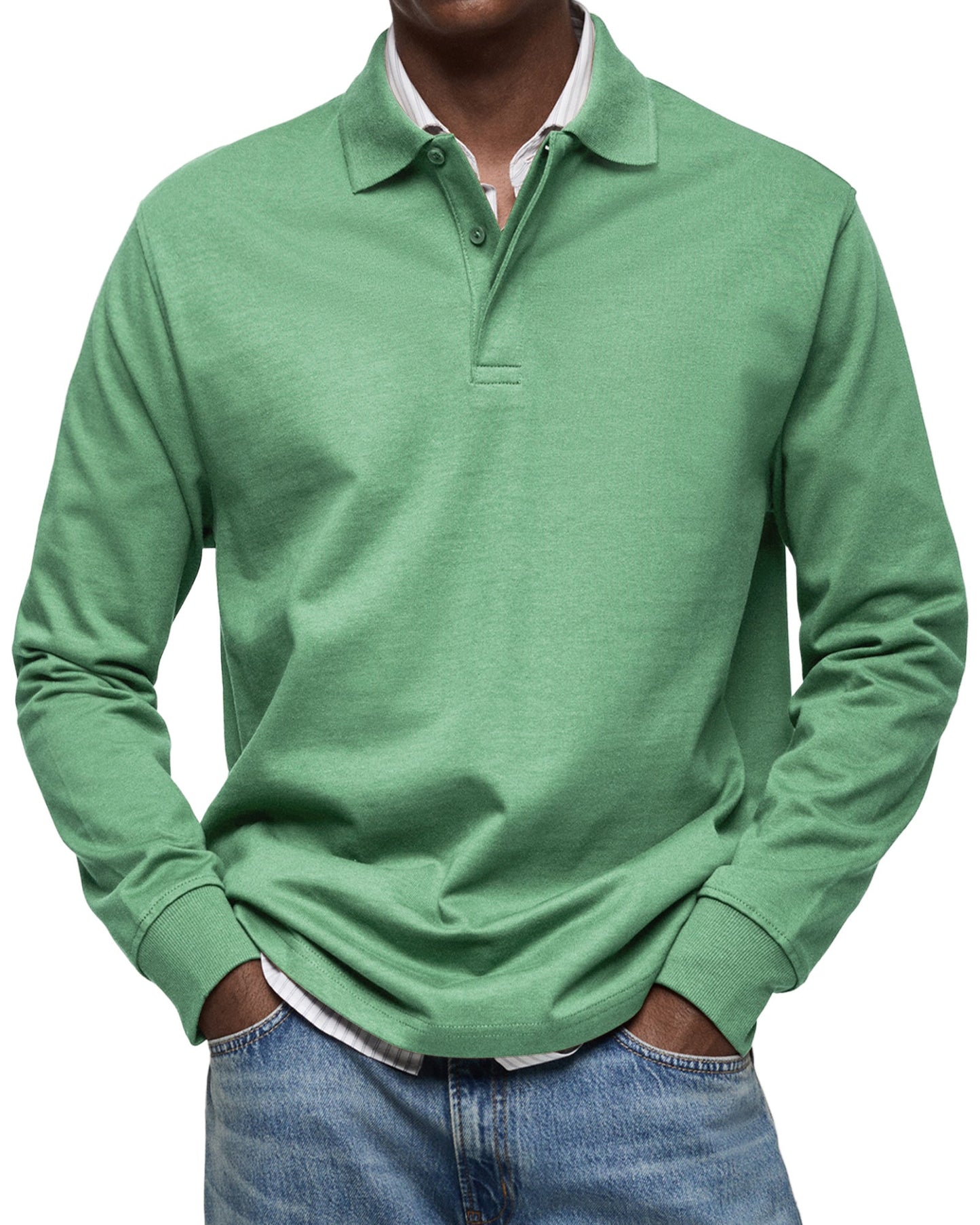 SUPPLY CLUB | LUXURY LONG-SLEEVED POLO