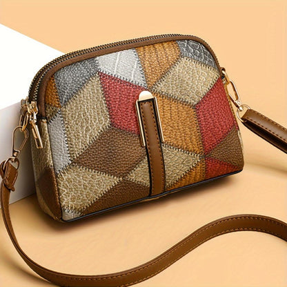 Luna | Mini Shoulder Bag in Patchwork Style