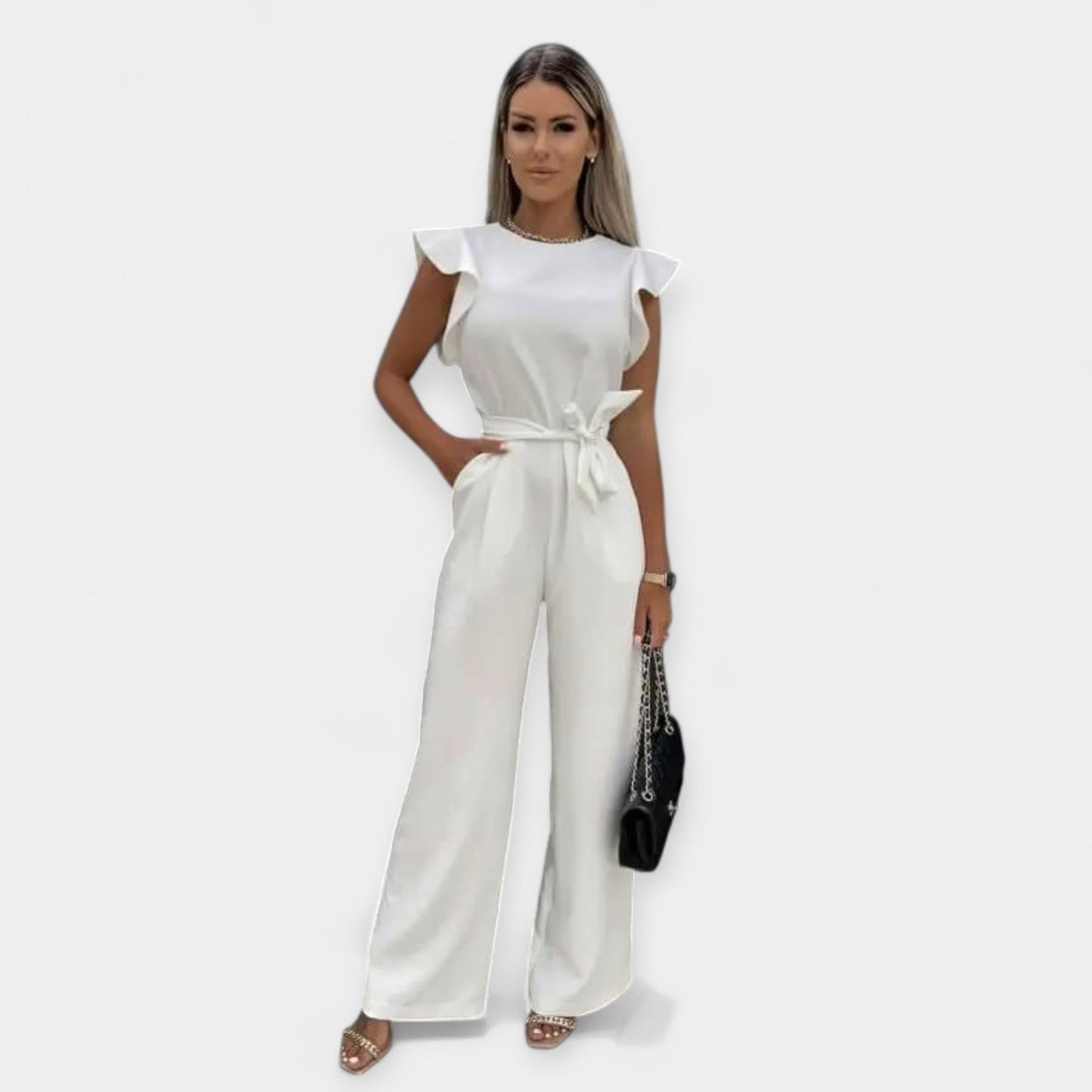 Butterfly Sleeve Jumpsuit