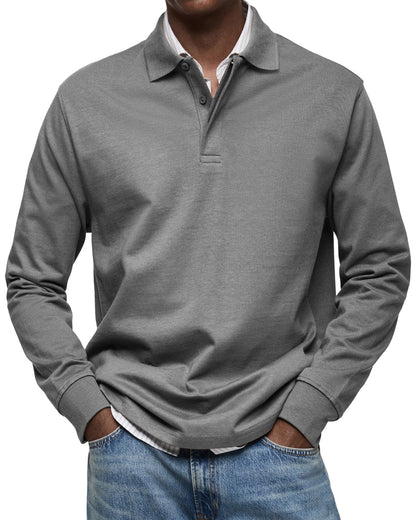 SUPPLY CLUB | LUXURY LONG-SLEEVED POLO