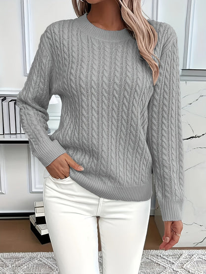 Sue | Ladies' Cable Knit Jumper
