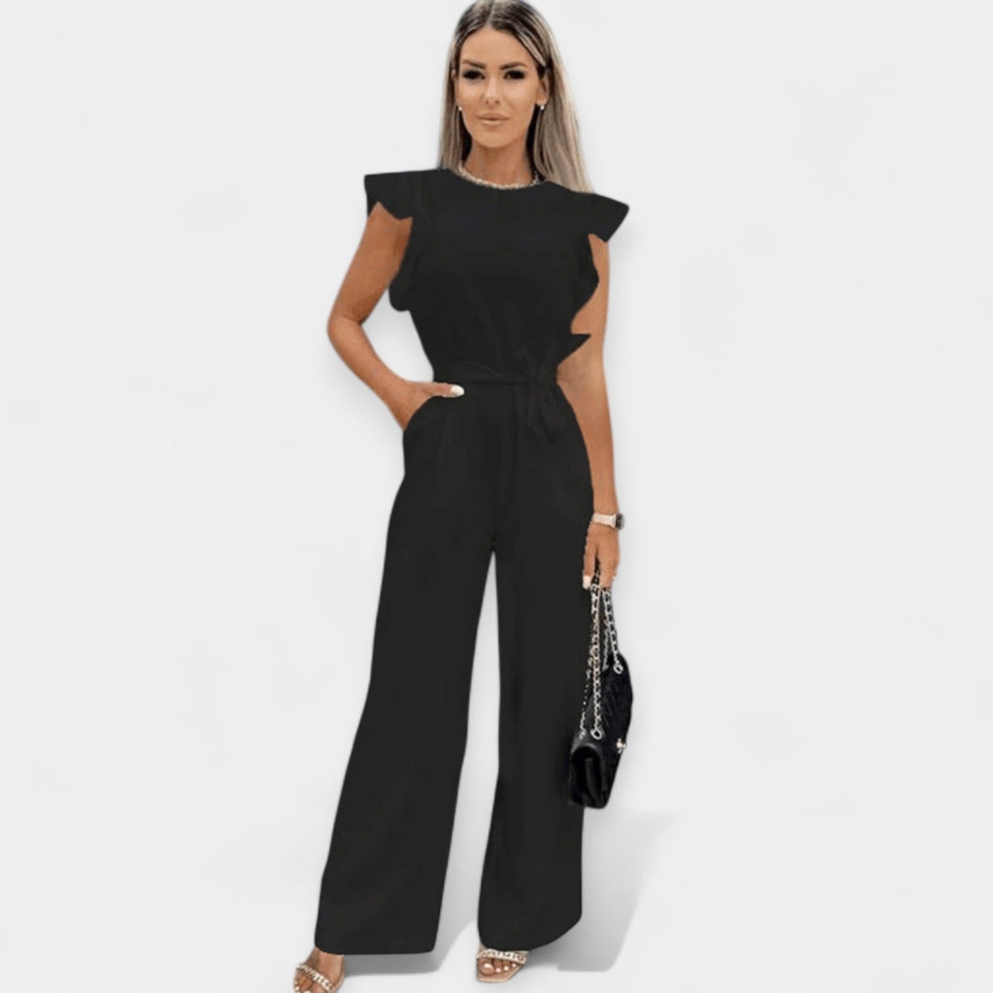 Butterfly Sleeve Jumpsuit