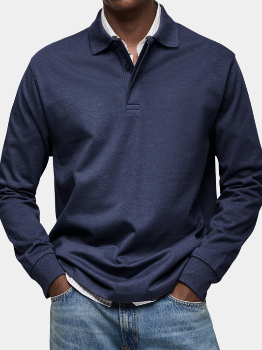 SUPPLY CLUB | LUXURY LONG-SLEEVED POLO