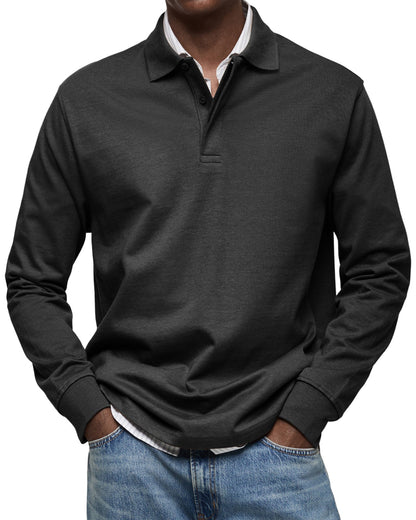 SUPPLY CLUB | LUXURY LONG-SLEEVED POLO