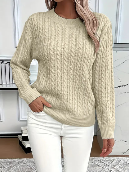 Sue | Ladies' Cable Knit Jumper