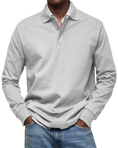 SUPPLY CLUB | LUXURY LONG-SLEEVED POLO