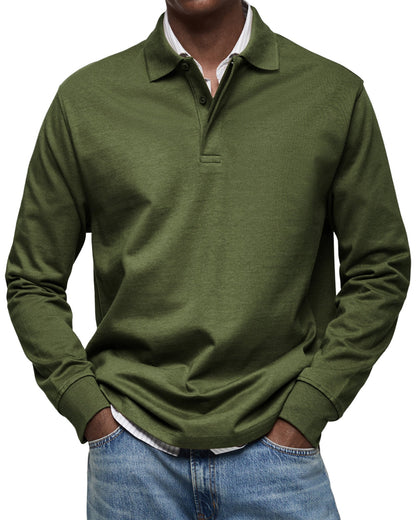 SUPPLY CLUB | LUXURY LONG-SLEEVED POLO
