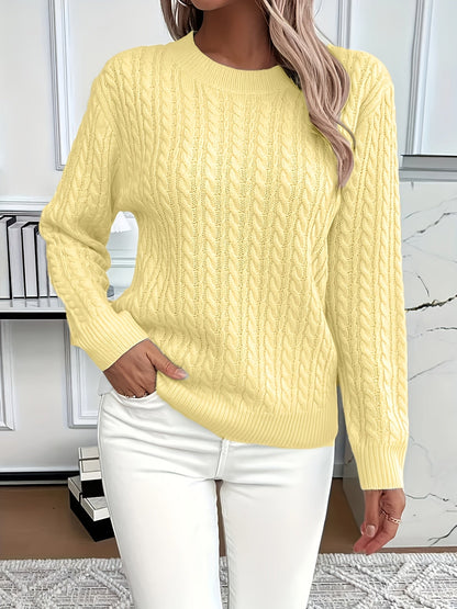 Sue | Ladies' Cable Knit Jumper