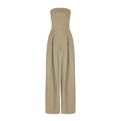 Sleeveless Bustier Jumpsuit