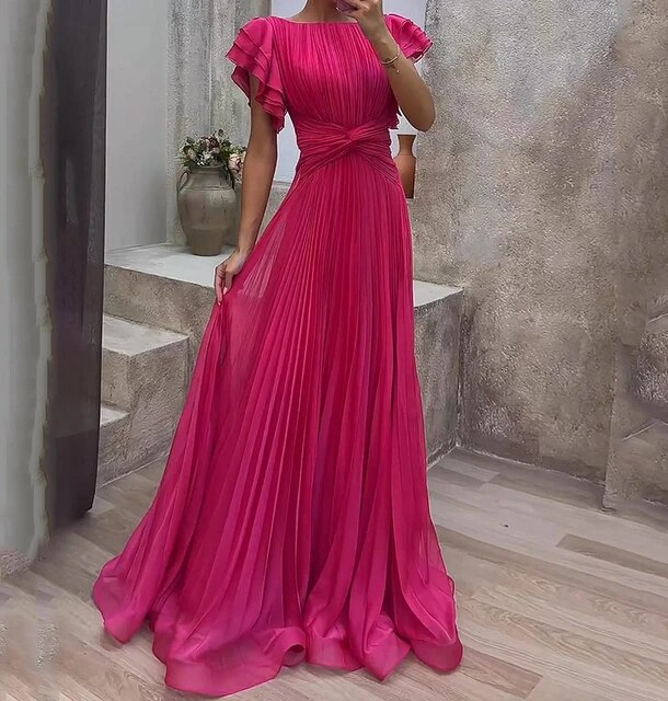 Liese - Elegant Colorful Evening Dress